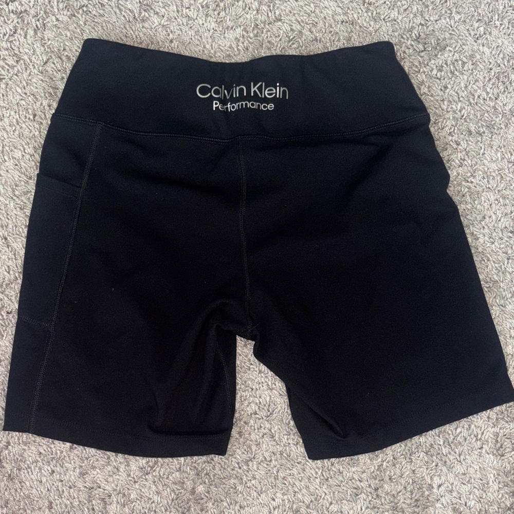 Calvin Klein Women's Black Bike Shorts - Picture 2 of 4